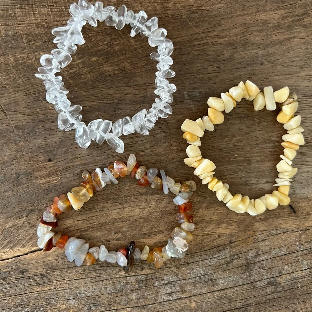 Assorted Gemstone Bracelet Set of 13 - Picture 4 of 8